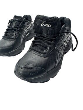 ASICS Gel-Foundation Walker kids Sneaker Shoes Q471L Black Onyx - Sz 6.5Y